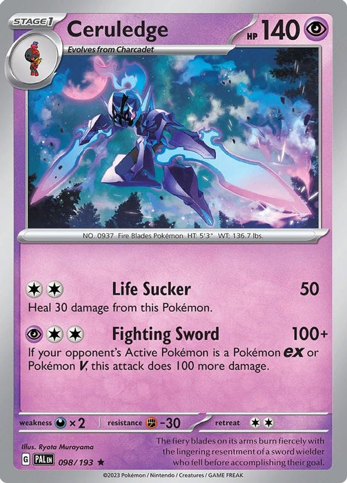 Ceruledge (#098/193) (SV02: Paldea Evolved)