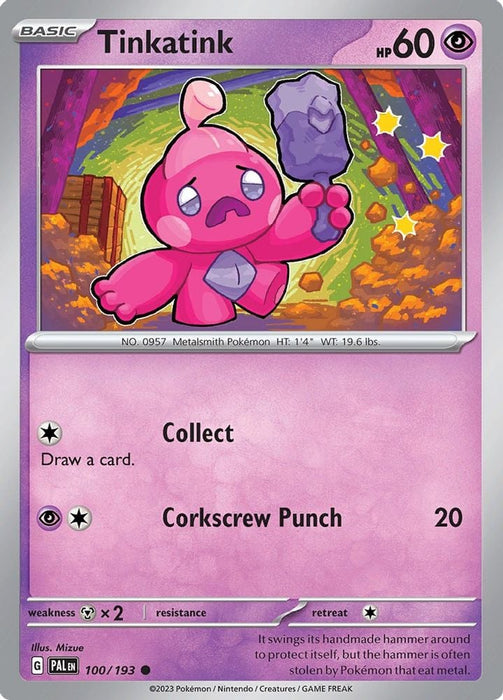 Tinkatink 100 193 (#100/193) (SV02: Paldea Evolved)