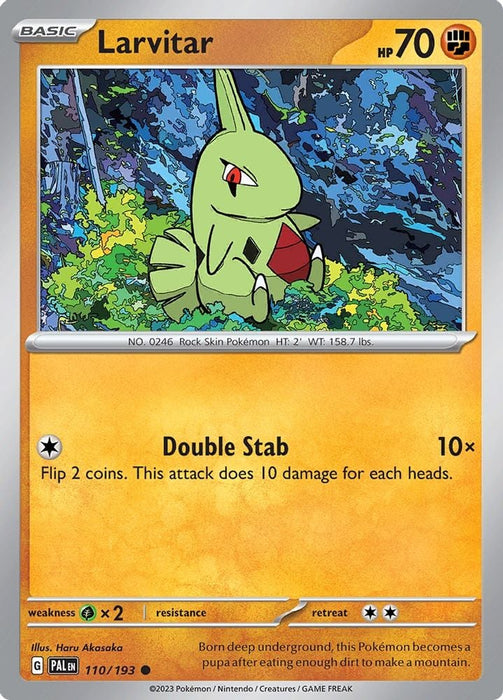 Larvitar (#110/193) (SV02: Paldea Evolved)