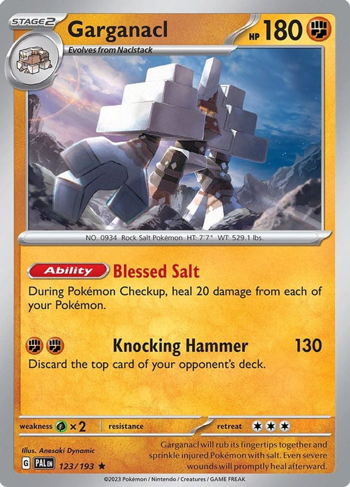 Garganacl (#123/193) (SV02: Paldea Evolved)