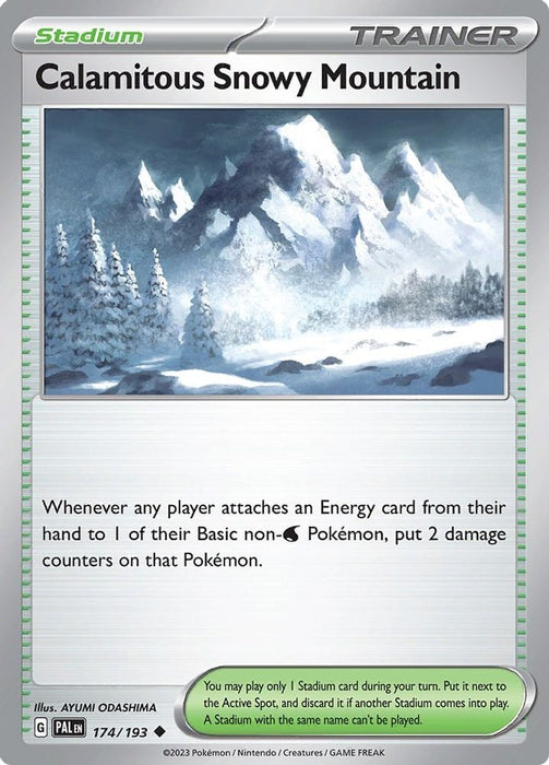 Calamitous Snowy Mountain (#174/193) (SV02: Paldea Evolved)