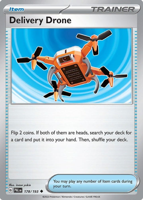 Delivery Drone (#178/193) (SV02: Paldea Evolved)