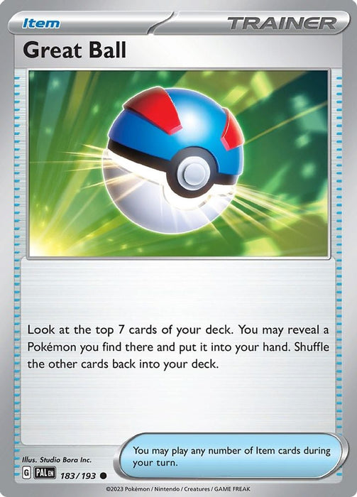 Great Ball (#183/193) (SV02: Paldea Evolved)