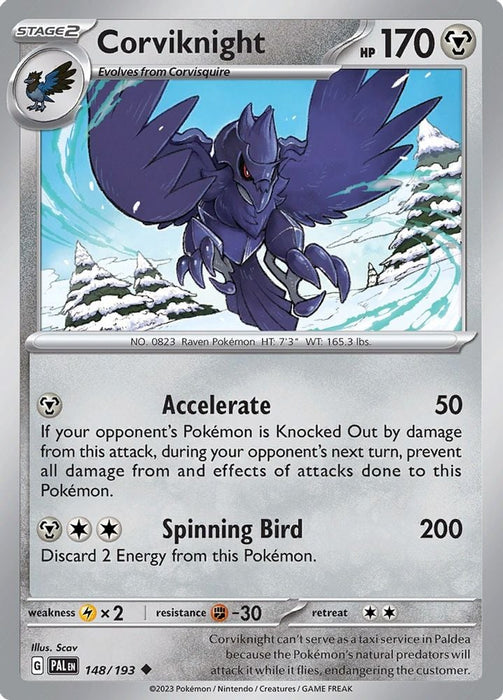 Corviknight (#148/193) (SV02: Paldea Evolved)