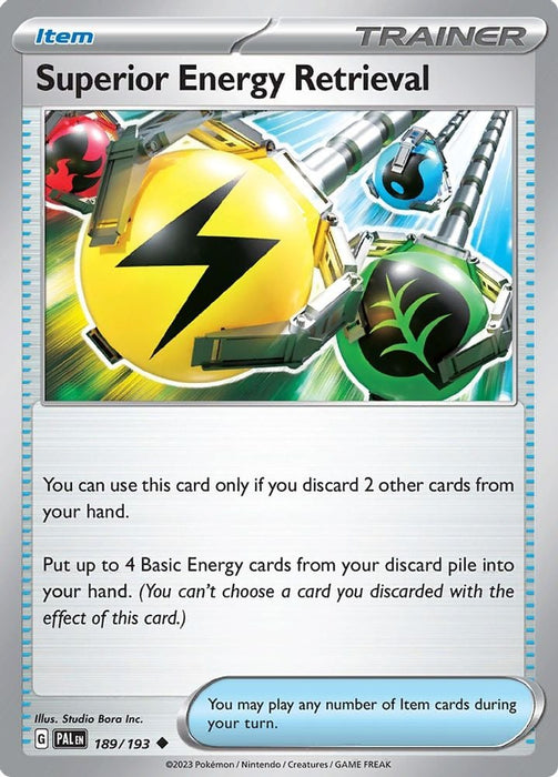 Superior Energy Retrieval 189 193 (#189/193) (SV02: Paldea Evolved)