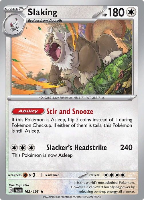 Slaking (#162/193) (SV02: Paldea Evolved)