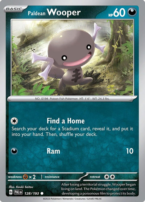 Paldean Wooper - 128/193 (#128/193) (SV02: Paldea Evolved) Near Mint Reverse Holofoil