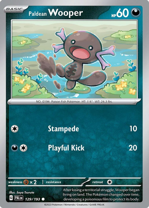 Paldean Wooper - 129/193 (#129/193) (SV02: Paldea Evolved)