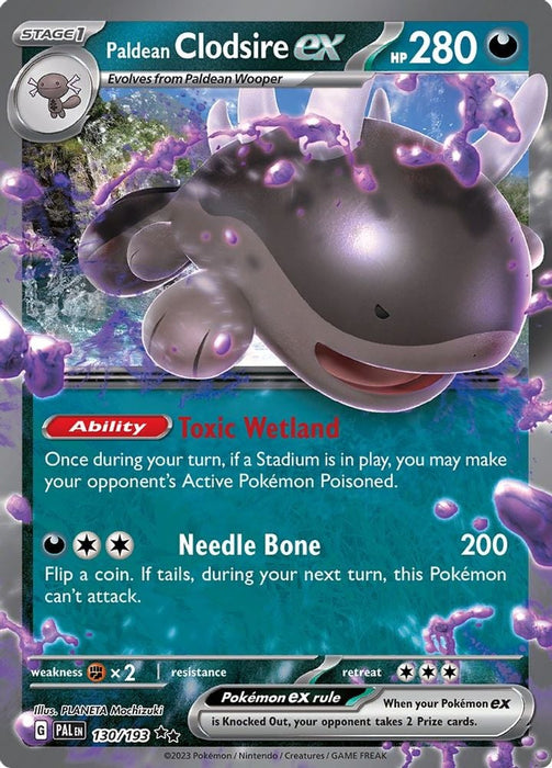 Paldean Clodsire ex (#130/193) (SV02: Paldea Evolved)
