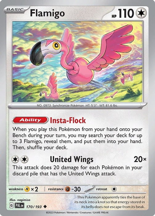Flamigo (#170/193) (SV02: Paldea Evolved)