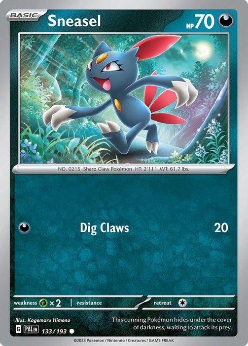 Sneasel (#133/193) (SV02: Paldea Evolved)