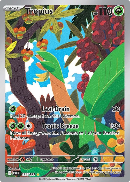 Tropius 195 193 (#195/193) (SV02: Paldea Evolved)