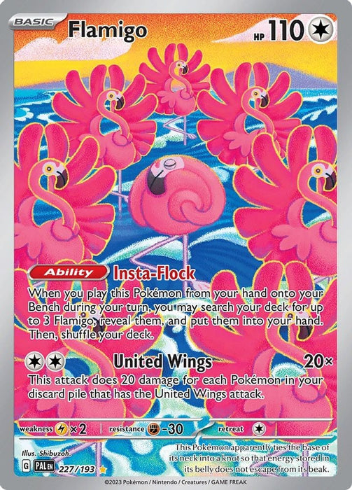 Flamigo 227 193 (#227/193) (SV02: Paldea Evolved)