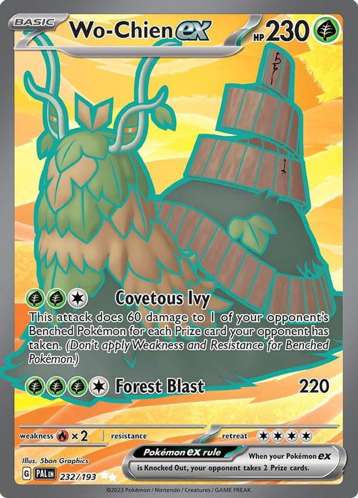 Wo Chien ex 232 193 (#232/193) (SV02: Paldea Evolved)