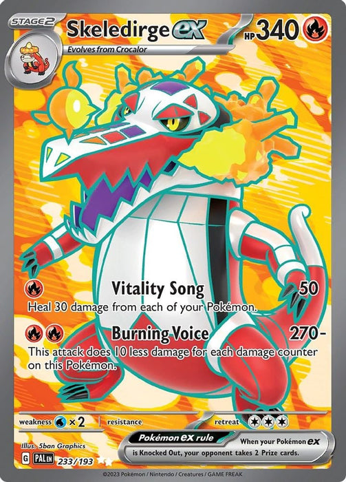 Skeledirge ex 233 193 (#233/193) (SV02: Paldea Evolved)