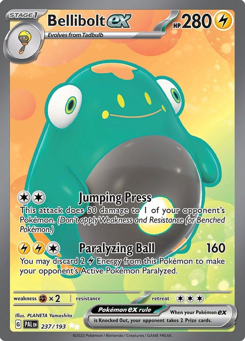 Bellibolt ex 237 193 (#237/193) (SV02: Paldea Evolved)
