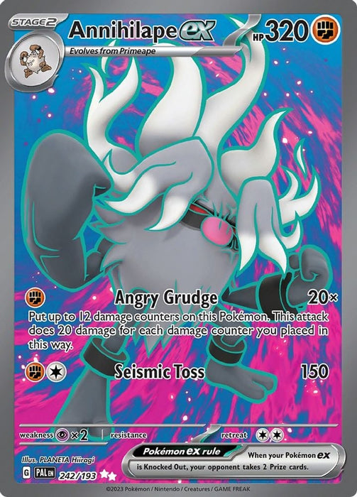 Annihilape ex 242 193 (#242/193) (SV02: Paldea Evolved)