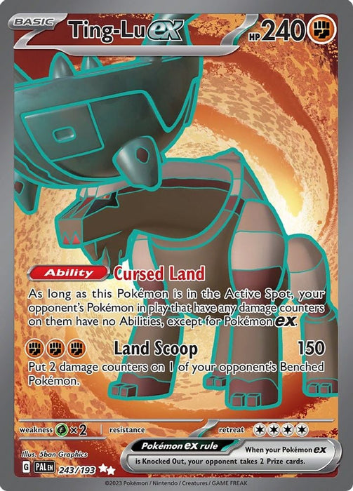 Ting Lu ex 243 193 (#243/193) (SV02: Paldea Evolved)