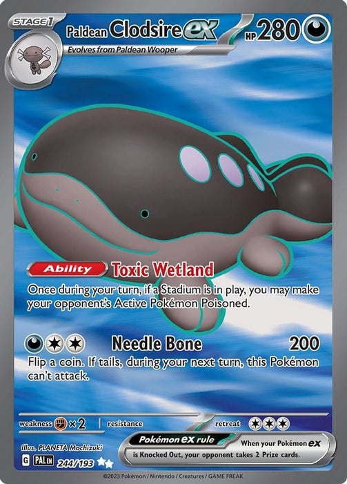 Paldean Clodsire ex 244 193 (#244/193) (SV02: Paldea Evolved)
