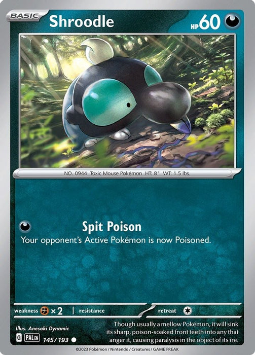 Shroodle 145 193 (#145/193) (SV02: Paldea Evolved)