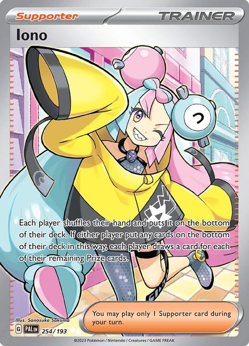 Iono 254 193 (#254/193) (SV02: Paldea Evolved)