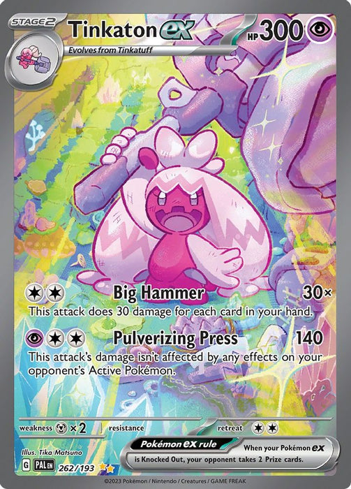 Tinkaton ex - 262/193 (#262/193) (SV02: Paldea Evolved) Near Mint Holofoil