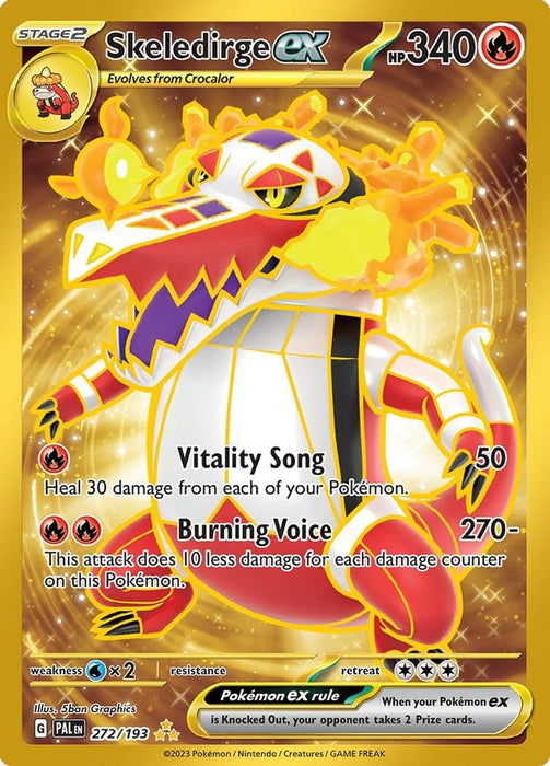 Skeledirge ex 272 193 (#272/193) (SV02: Paldea Evolved)