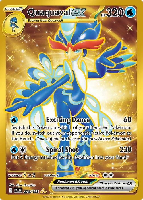 Quaquaval ex 273 193 (#273/193) (SV02: Paldea Evolved)