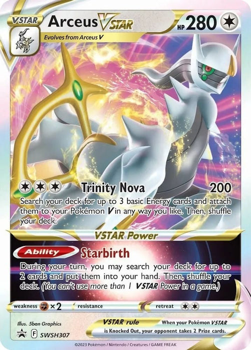 Arceus VSTAR - SWSH307 (#SWSH307) (SWSH: Sword & Shield Promo Cards)