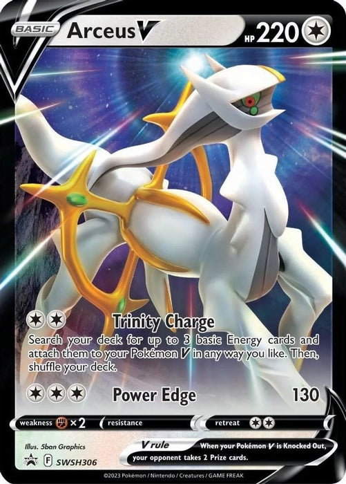 Arceus V - SWSH306 (#SWSH306) (SWSH: Sword & Shield Promo Cards)