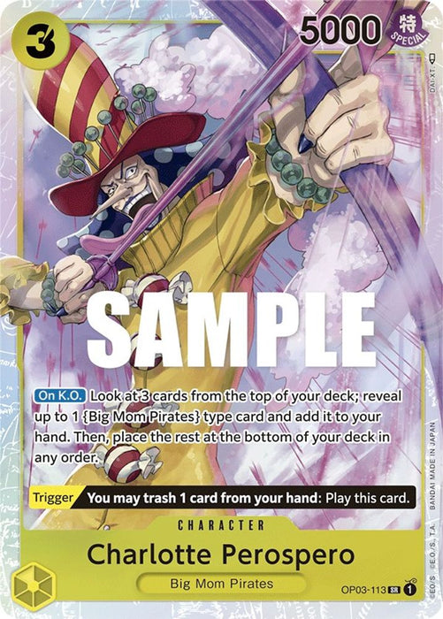 Charlotte Perospero (#OP03-113) (Pillars of Strength) Near Mint Foil