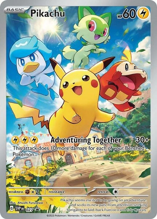 Pikachu - 027 (#027) (SV: Scarlet & Violet Promo Cards) Near Mint Holofoil