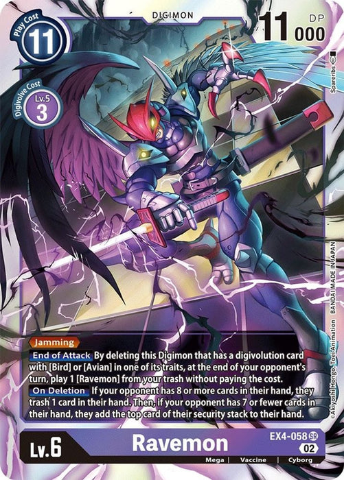 Ravemon (#EX4-058 SR) (Alternative Being Booster) Near Mint Foil