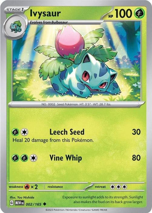 Ivysaur 002 165 (#002/165) (SV: Scarlet & Violet 151)