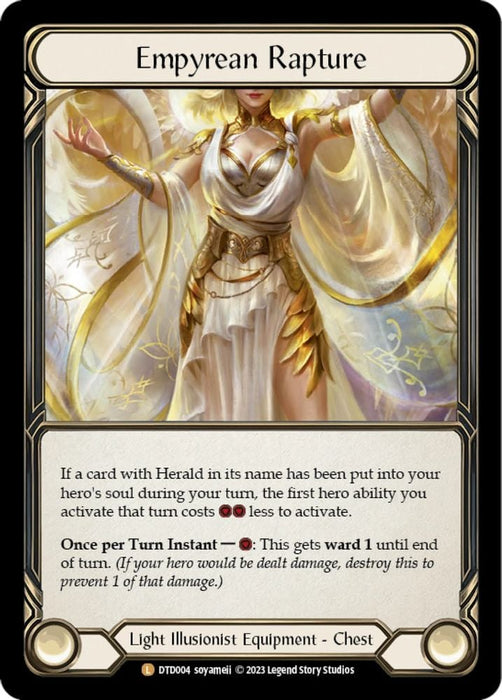 Empyrean Rapture (#DTD004) (Dusk till Dawn) Near Mint Rainbow Foil