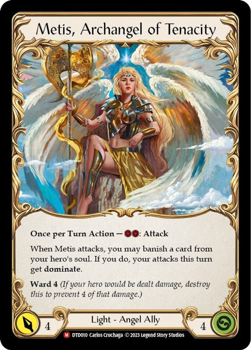 Figment of Tenacity Metis Archangel of Tenacity (#DTD010) (Dusk till Dawn) Near Mint