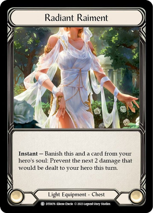 Radiant Raiment (#DTD076) (Dusk till Dawn) Near Mint Cold Foil