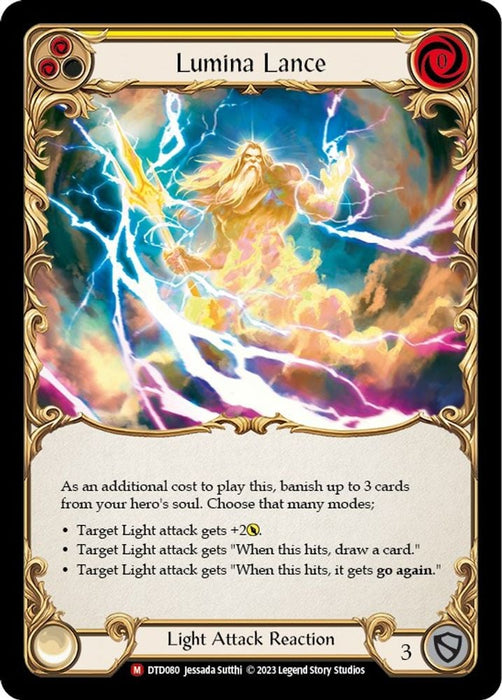 Lumina Lance (#DTD080) (Dusk till Dawn) Near Mint Rainbow Foil