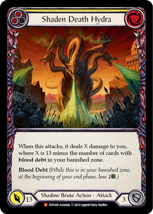 Shaden Death Hydra (#DTD108) (Dusk till Dawn) Near Mint