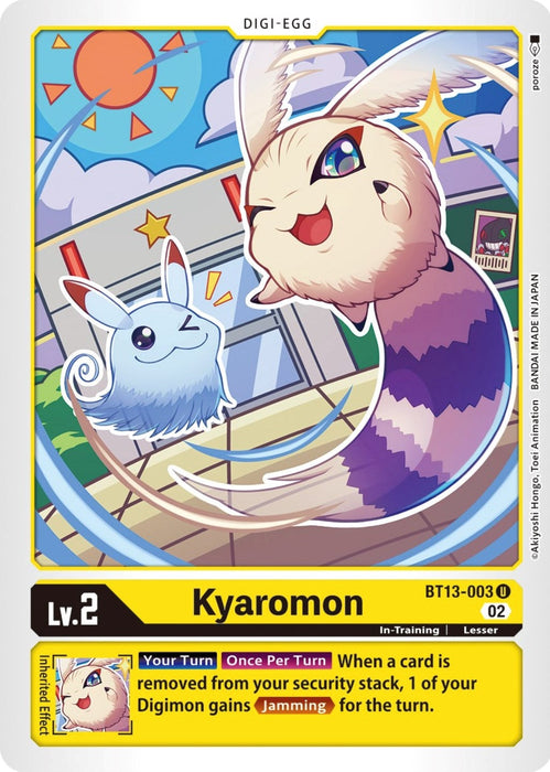 Image for Kyaromon (BT13-003 U) - Digimon Card Game