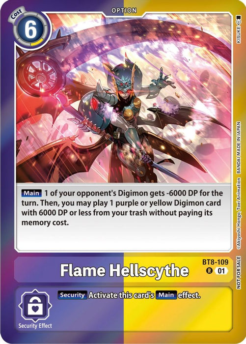 Flame Hellscythe (Event Pack 5) (#BT8-109 R) (New Awakening) Near Mint Foil