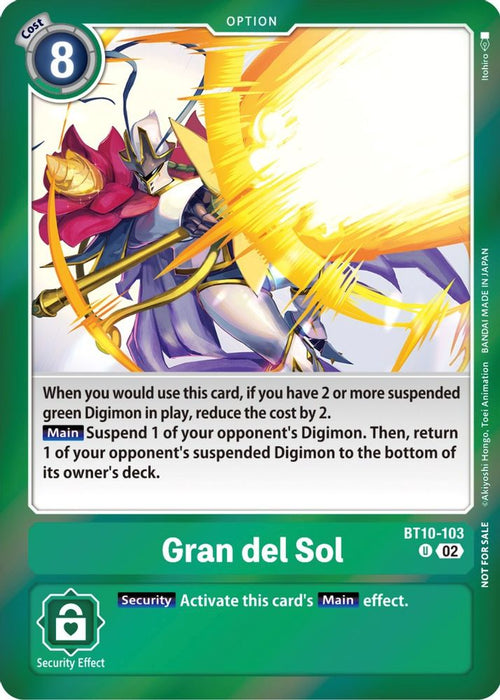 Gran del Sol (Event Pack 5) (#BT10-103 U) (Xros Encounter) Near Mint Foil