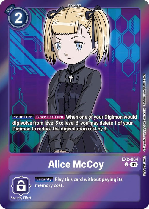 Alice McCoy (Event Pack 5) (#EX2-064 U) (Digital Hazard) Near Mint Foil