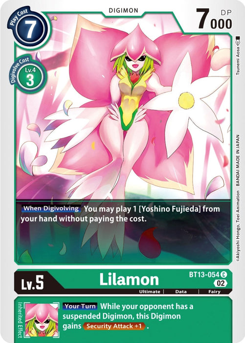 Image for Lilamon (BT13-054 C) - Digimon Card Game