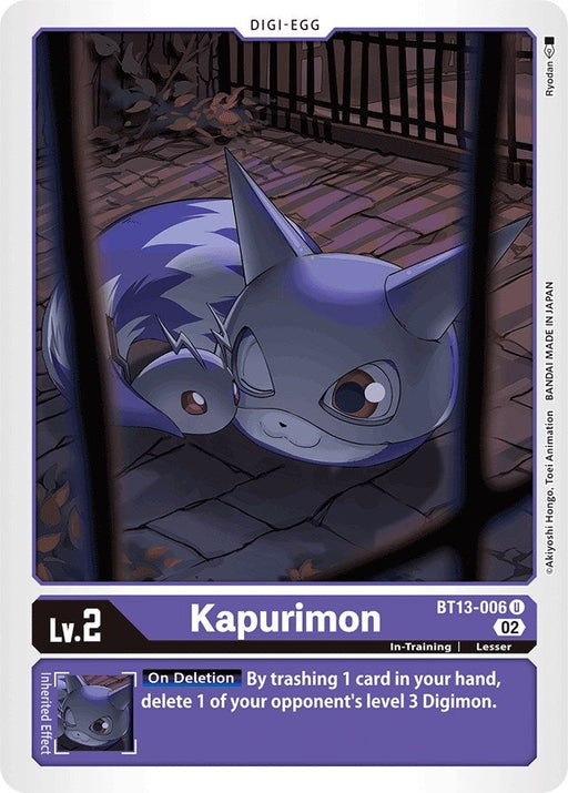 Image for Kapurimon (BT13-006 U) - Digimon Card Game