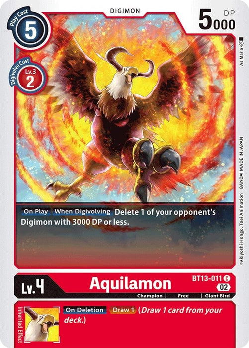 Aquilamon (#BT13-011 C) (Versus Royal Knights) Near Mint