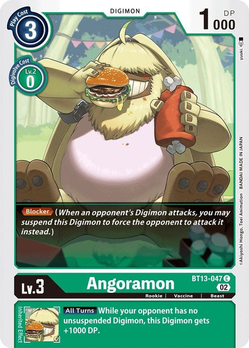 Angoramon (#BT13-047 C) (Versus Royal Knights) Near Mint