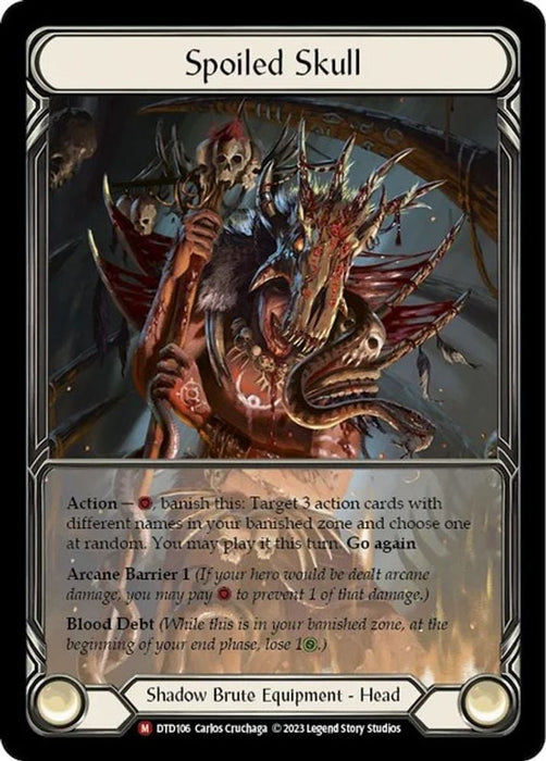 Spoiled Skull Extended Art (#DTD106) (Dusk till Dawn) Near Mint Cold Foil