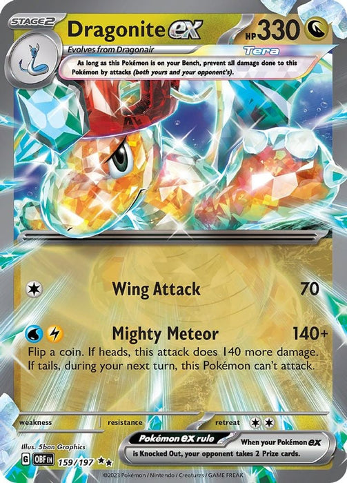 Dragonite ex (#159/197) (SV03: Obsidian Flames)