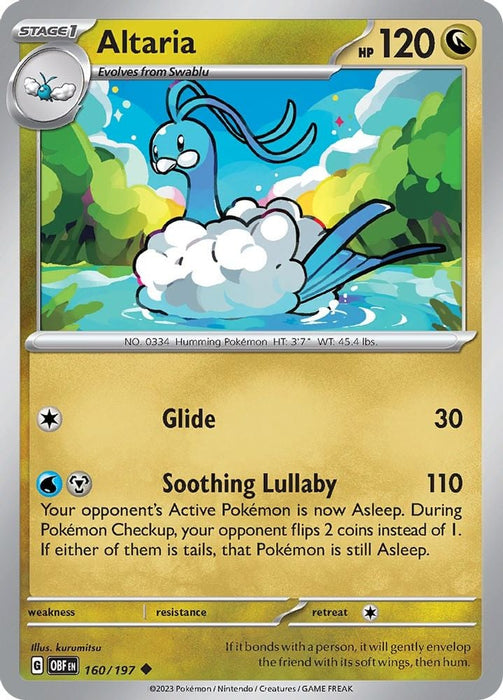 Altaria (#160/197) (SV03: Obsidian Flames)